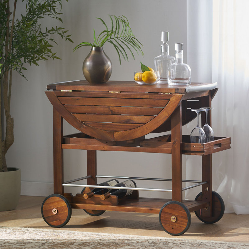 Chariot de table de bar pour l'extérieur