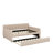 Full Size Upholstered Daybed With Trundle-411987376