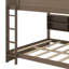 Lit superposé grand sur grand avec armoires et ports USB-107282375