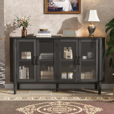 Storage Cabinet In The Entrance To The Living And Dining Room, Large Size, 34 Doors, Stylish Style