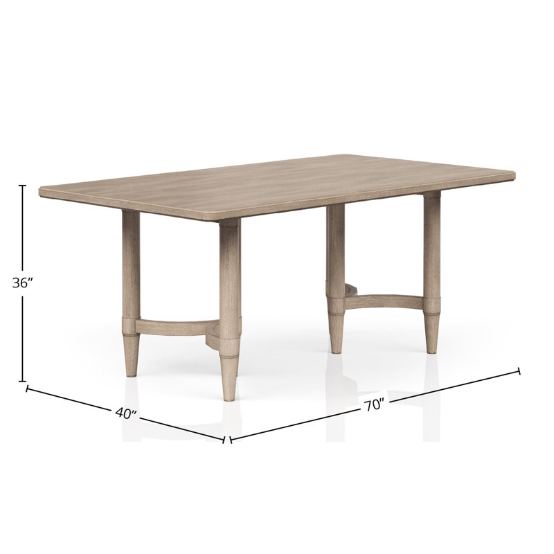 Table de salle à manger à hauteur de comptoir de couleur sable avec base et structure solide de couleur sable, base à double piédestal, 70 po Profondeur, largeur 40, hauteur 35,92, poids Poids