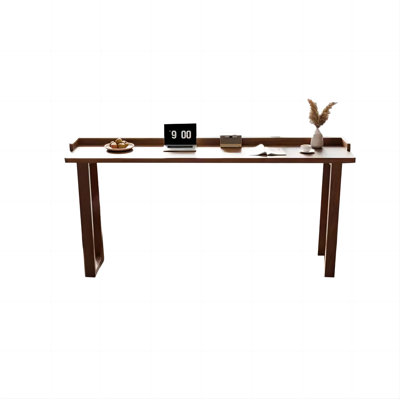 Comptoir de bar rectangulaire en bois massif Minimalist Brown