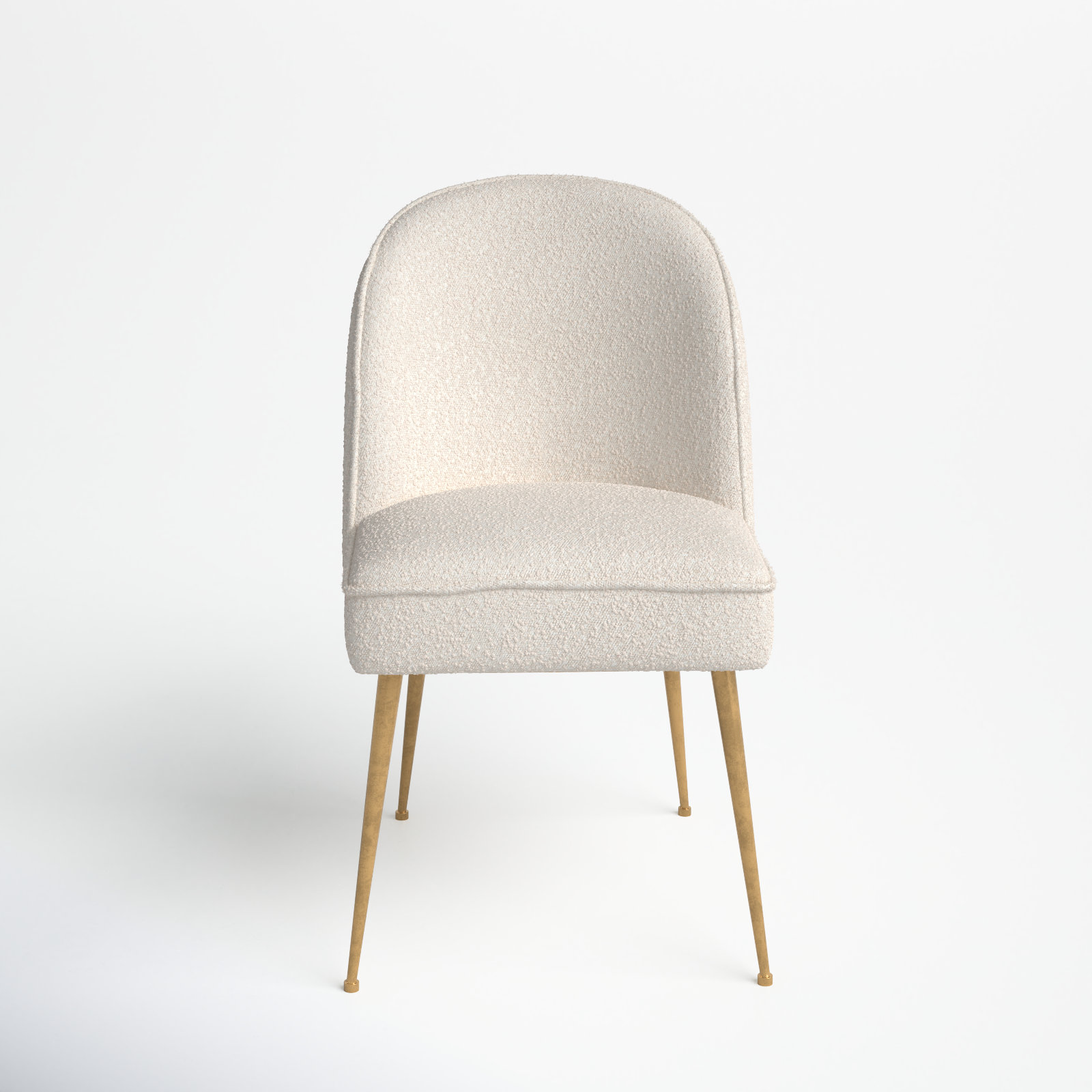 Joss Main Ermine Upholstered Side Chair in Cream Reviews Wayfair - Main Image