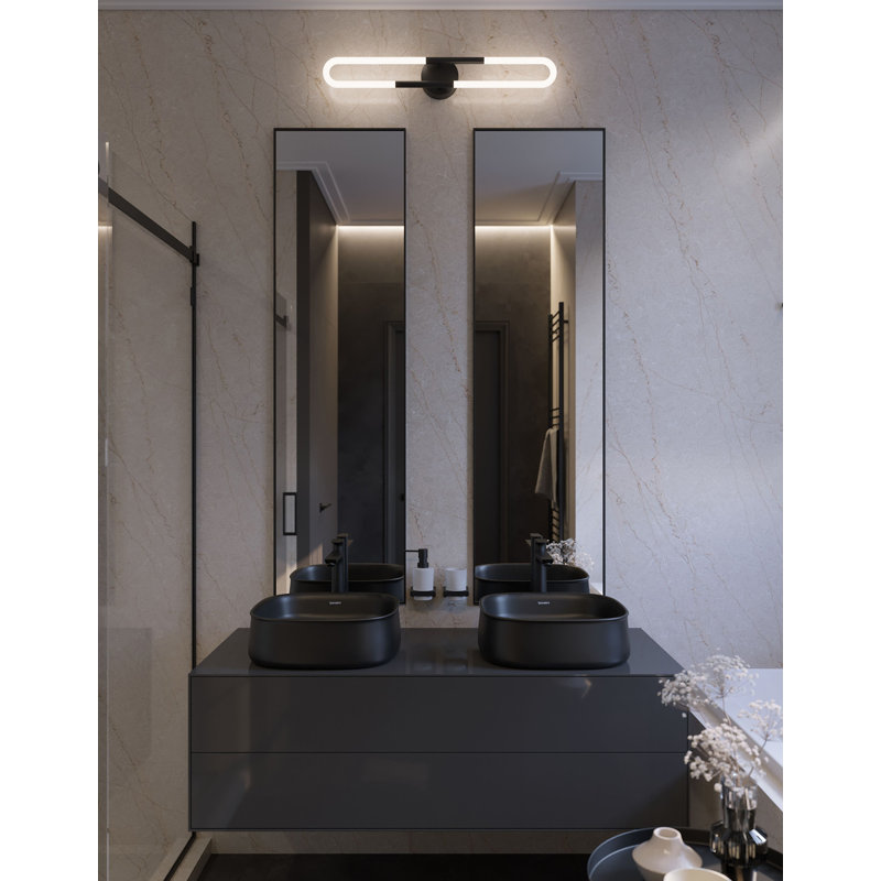 Adel 24'' LED Vanity, Black