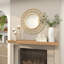 Miroir mural en bambou