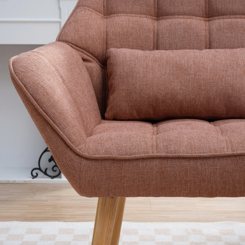 Causeuse à accoudoirs arrondis 50 po