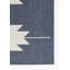 Tapis géométrique beige / bleu intérieur / extérieur-495444025