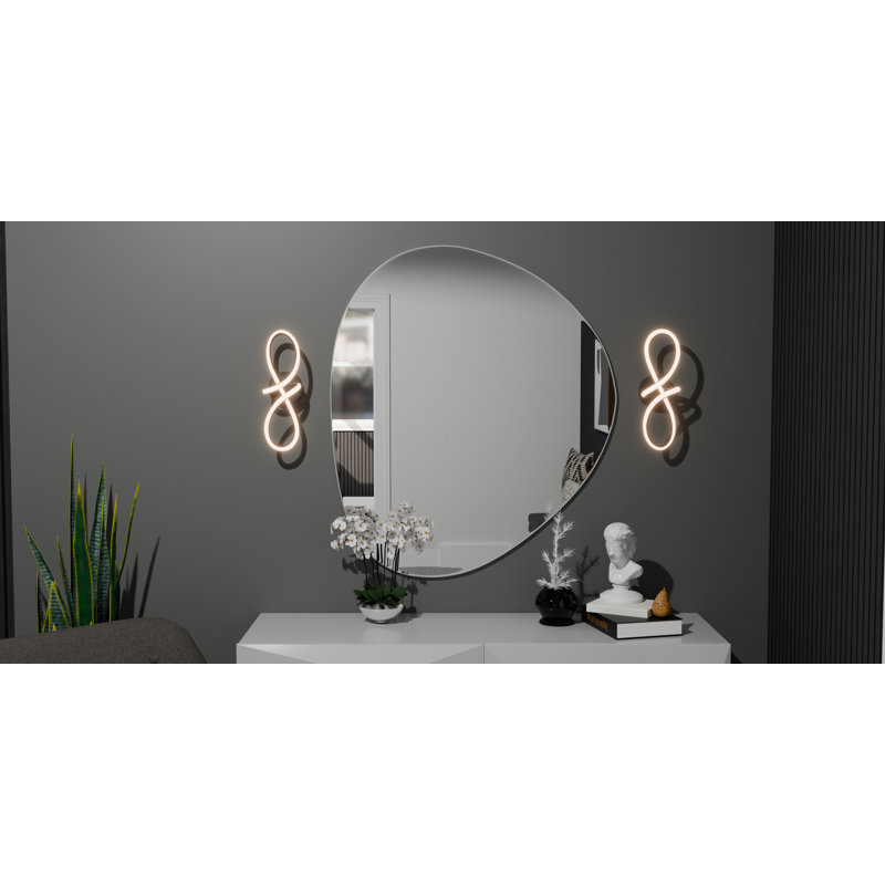 Mihaica Integrated LED Matte Black Wall Sconce