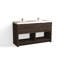 Vista 60" W Freestanding Double Bathroom Vanity-429148932-429148937-429149040