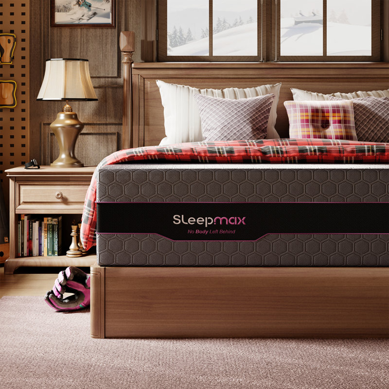  Matelas hybride 12 po: Régulation de température avancée et soutien précis de la colonne vertébrale, Lit simple, 12"