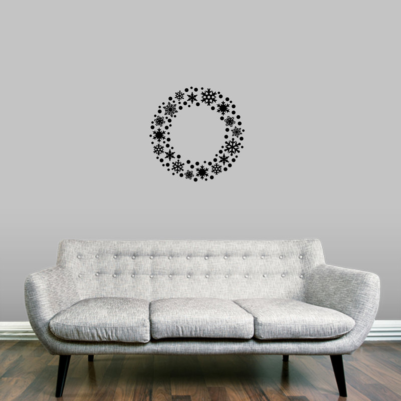 Non-Wall Damaging Wall Decal, Black