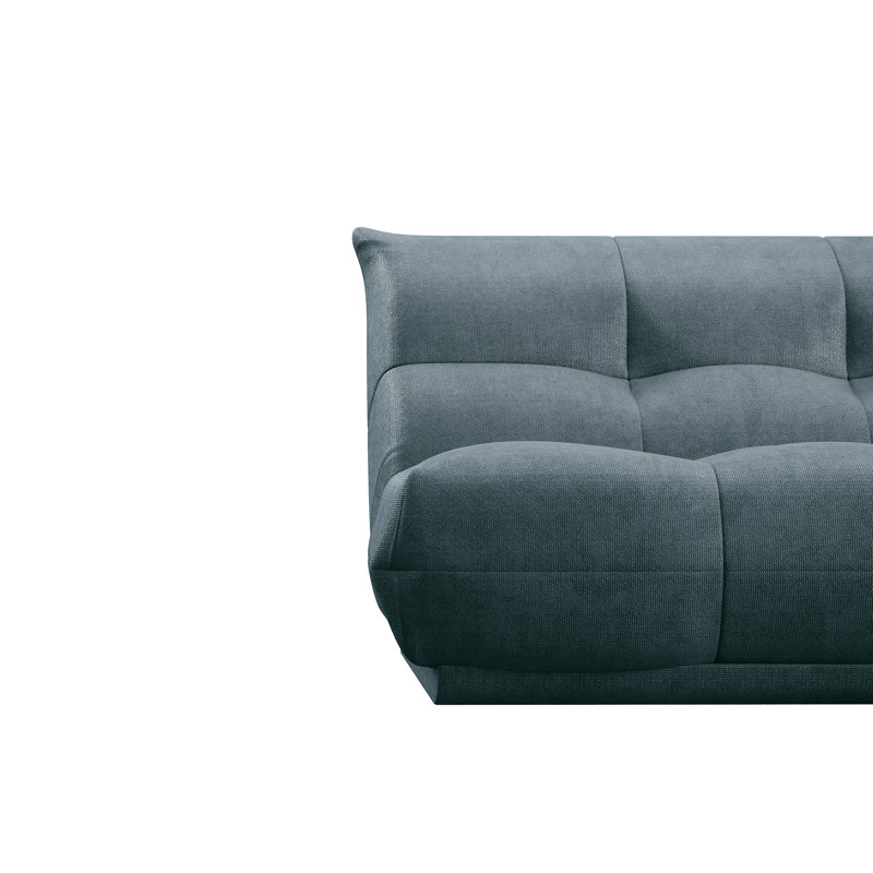 Cozy Right Corner Sofa, Aqua