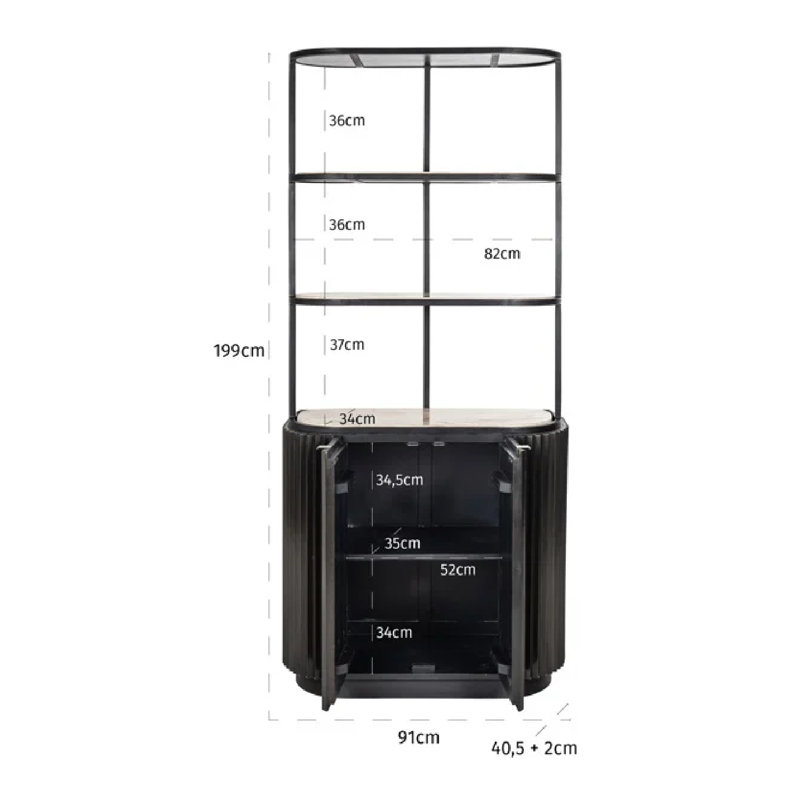 Hampton Storage Bookcase