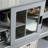 Sideboard Buffet Table With Doors,Grey
