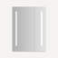 AiO Recessed Frameless Medicine Cabinet with 6 Adjustable Shelves and LED Lighting-940272034-1065517161