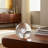 Glass Crystal Decorative Orb with Bubble Accents.-1599795830