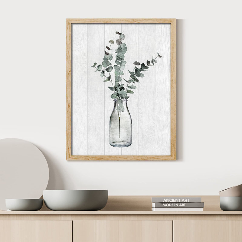 "Fleur dans un vase, panneau de bois, pastel, aquarelle, forêt" sur papier, Naturel, H 16 po x l 12 po