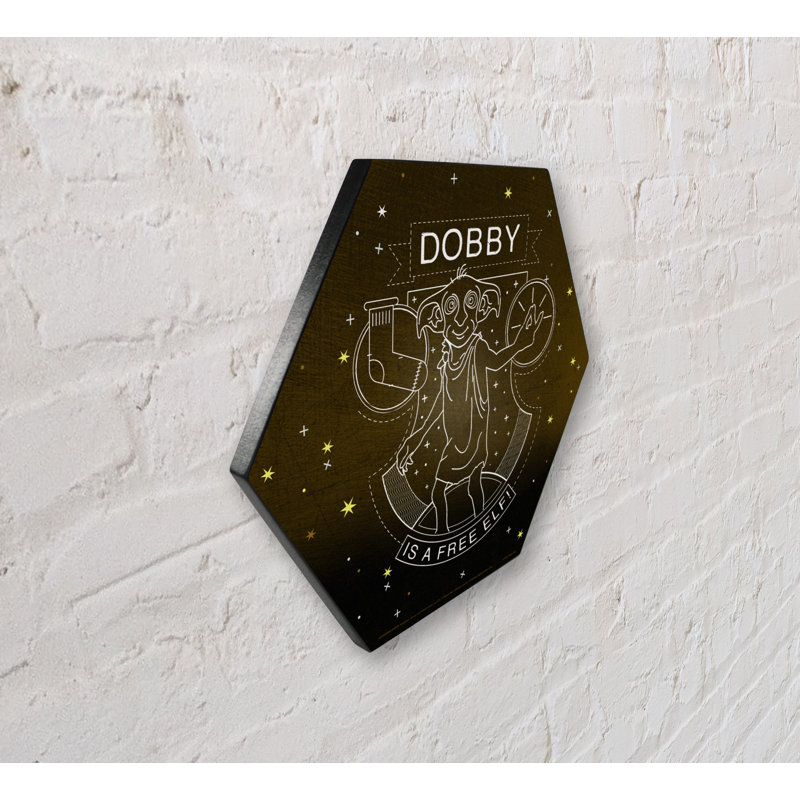 «Harry Potter (Dobby Is A Free Elf - Artifact)», reproduction de bois