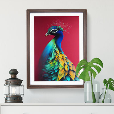 Peacock Beauty - Single Picture Frame Print
