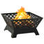 Annarama Square Steel Wood Burning Fire Pit