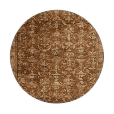 Tapis d'intérieur et d'extérieur brun français