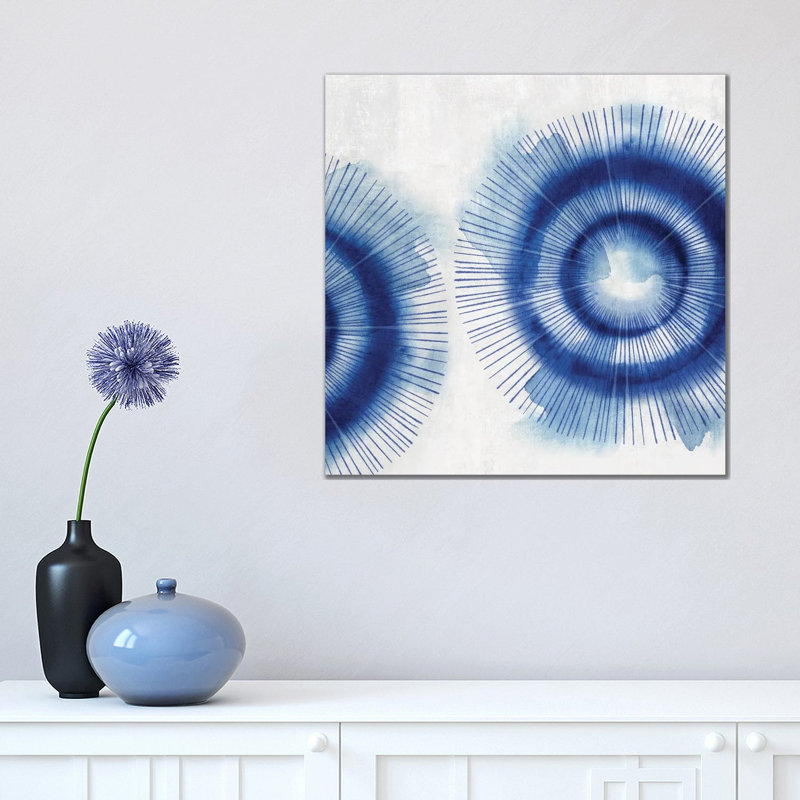 In The Blues II by Eva Watts - Wrapped Canvas Print, 45.72 cm H x 45.72 cm W x 1.91 cm D