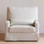 Crawford Pillowback Chair and a Half Upholstered Swivel Glider
