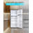 BLACK+DECKER 14.6 Cu. Ft. Top Mount Refrigerator with Freezer, 2 Door Refrigerator with Top Freezer and Adjustable Temperature Control, ENERGY STAR, BR1460HS, Stainless Steel Look-123767377