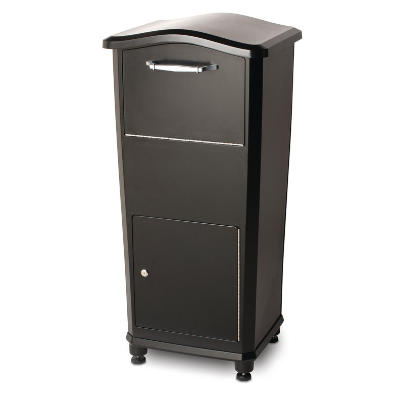 Elephantrunk Black, Extra Large, Aluminum, Locking, Parcel Drop, Black