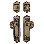 Nostalgic Warehouse Egg & Dart Entry Set with Meadows Knob