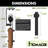 Ceiling Mount Classic Design Double Track Bypass Two Door Hardware Kit (Door Not Included)-86182374