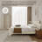 Modern Minimalist Upholstered Wingback Bed-1019583158