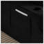 Chaise longue surdimensionnée en velours côtelé, canapé-lit moderne d'intérieur pour salon et bureau, aucun assemblage requis, noir-828595046