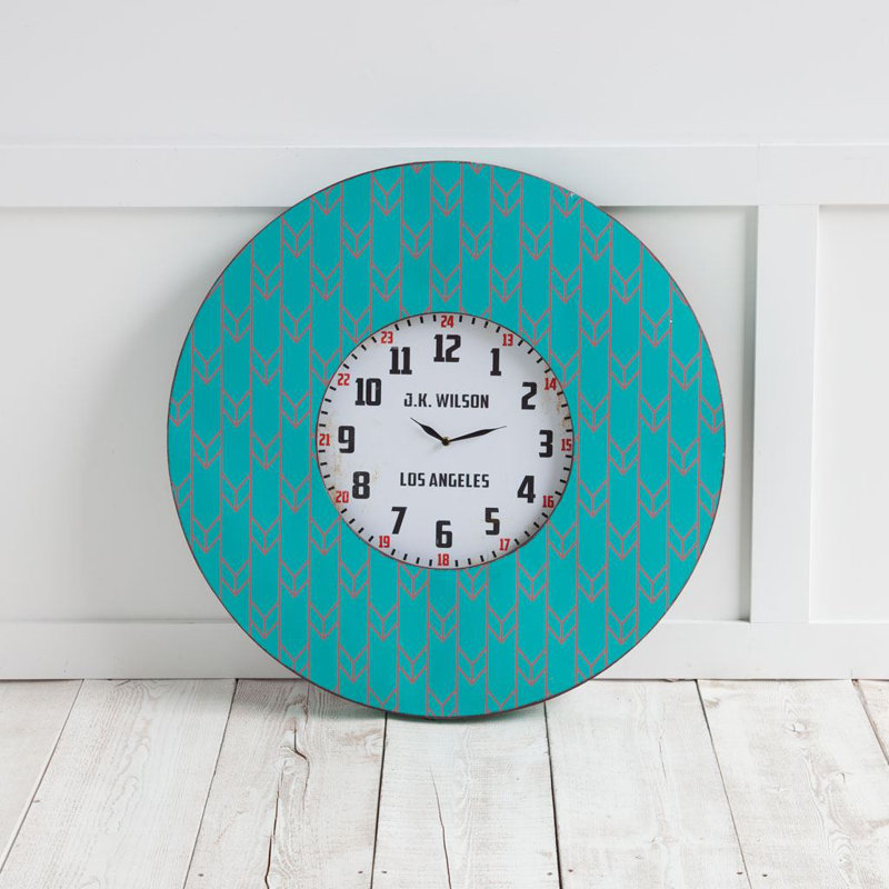 Très grande horloge murale 32 po