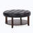 Round PU Top Coffee Table
