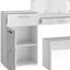Biftu Dressing Table with Mirror