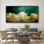 «Golden Clouds contre Emerald Sky», impression sur toile encadrée - décor dramatique de paysage-115271135-115271134