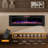 60-Inch Thin Dreamy Electric Fireplace Insert: For Recessed Or Wall-Mounted, Temperature Control At Will, Flame Dance With Remote, Time-Appointed Bliss!-1109414075