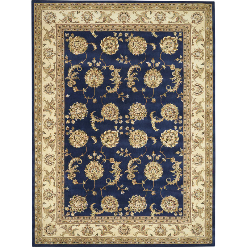 Oboyle Floral Indoor Rug, Rectangle 9'9" x 13'9"