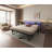 Daybed With RGB LED Lights & Charging Station, Height Adjustable Day Bed Frame With Trundle, Versatile Metal Sofa Bed Frame For Bedroom, Living Room, Guest Room