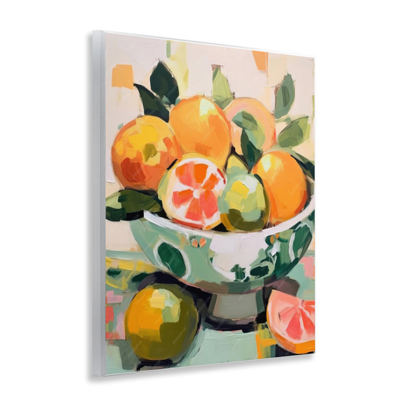  Art mural sur plaque de fruits abstraction par LSR Design Studio