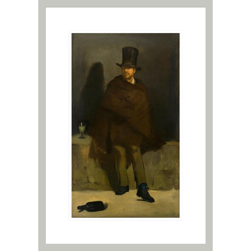 «The Absinthe Drinker» par impression giclée encadrée, 21,75 po H x 15,11 po L