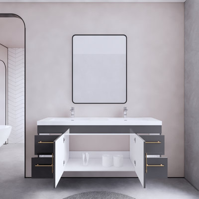 Ensemble de meuble-lavabo simple 59 po