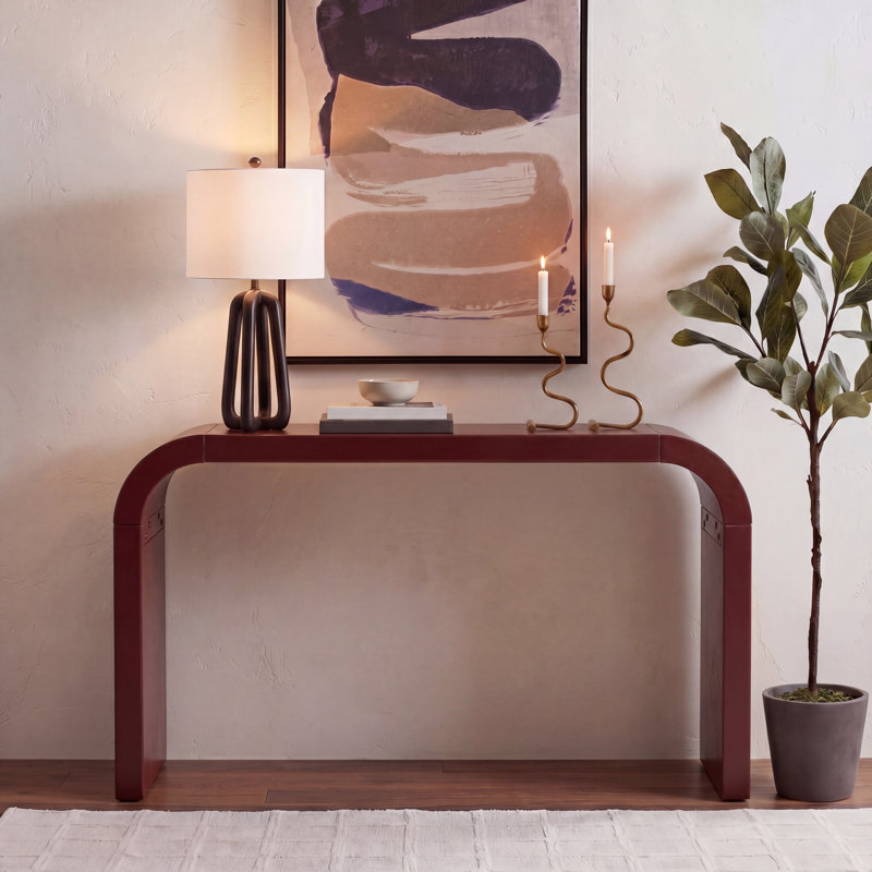 Lopp 52'' Console Table, Bordeaux
