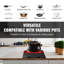 Surface de cuisson électrique intégrée en céramique 2 brûleurs 20,1 x 11,6 po