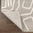Sauvanne Modern Scandinavian Graphic Lines High-Low Beige/Cream Rug-734406413