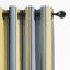 Gino Stripe Cotton Grommet Panels Pair-4183158