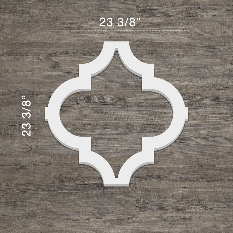 Panneaux muraux décoratifs en PVC de qualité architecturale Peake, H 23,375 po x l 23,375 po x P 0,375 po