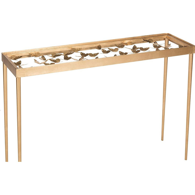 Console Home Collection Rosalia Butterfly, or antique