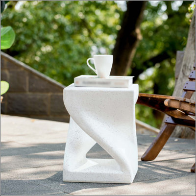 Table d'appoint d'extérieur moderne MGO Terrazzo-Speckled